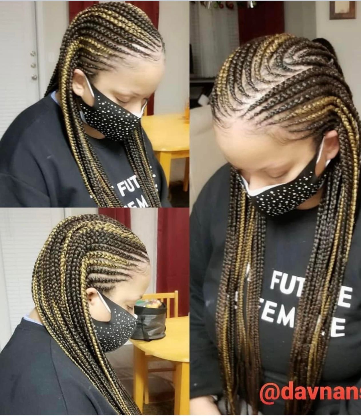 Fulani braids style